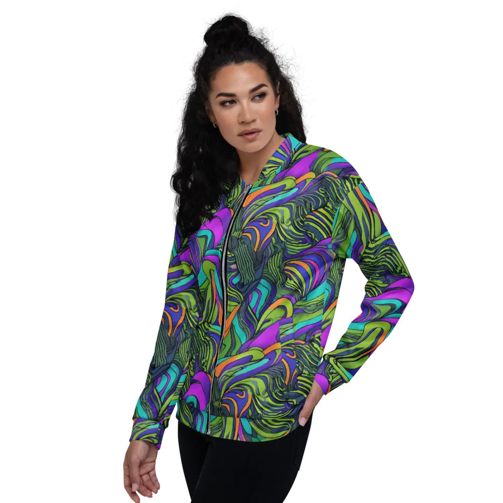 Kinetic Canopy on Bomber Jacket — Left