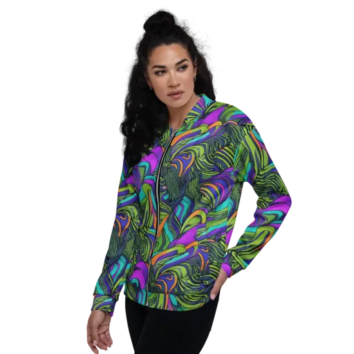 Kinetic Canopy on a Bomber Jacket