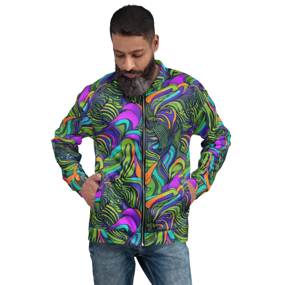 Kinetic Canopy on Bomber Jacket — Front