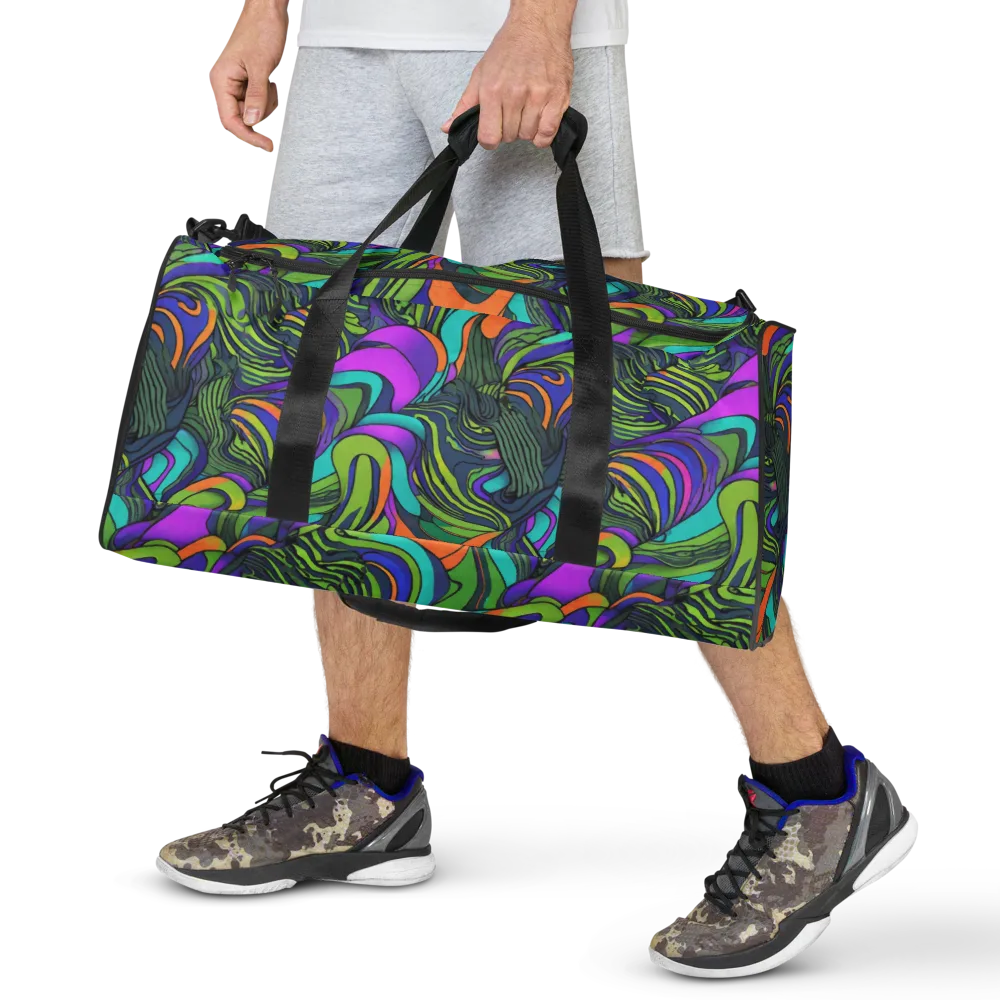 Kinetic Canopy on Duffle Bag — Front