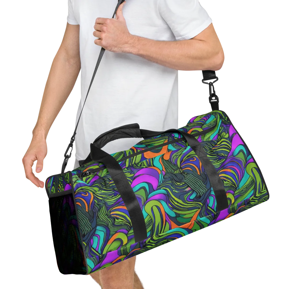 Kinetic Canopy on Duffle Bag — Right Front