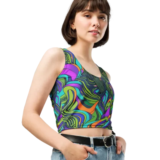 Kinetic Canopy on a Crop Top