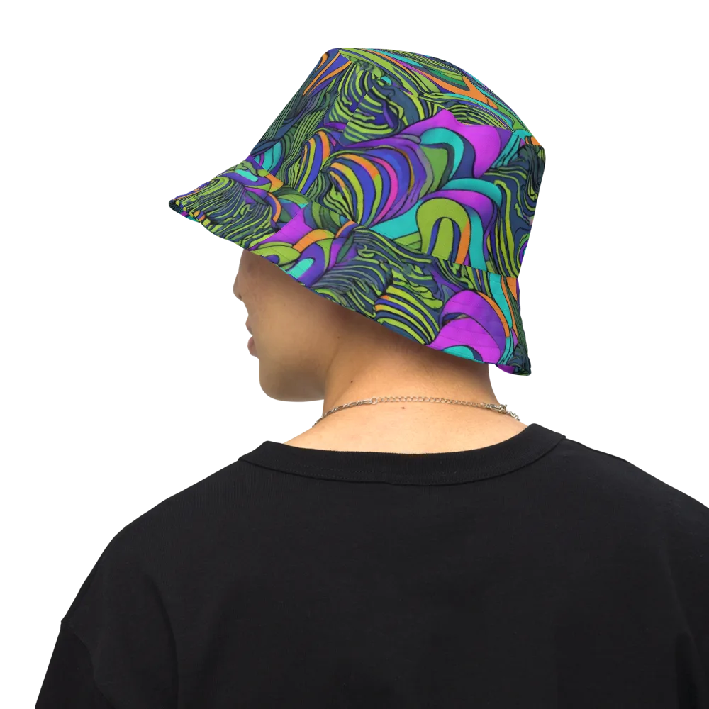 Kinetic Canopy on Reversible Bucket Hat — Back Inside