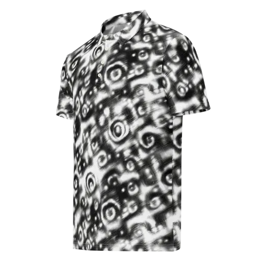 Bernhard Swirl on a Men's Slim Fit Polo Shirt