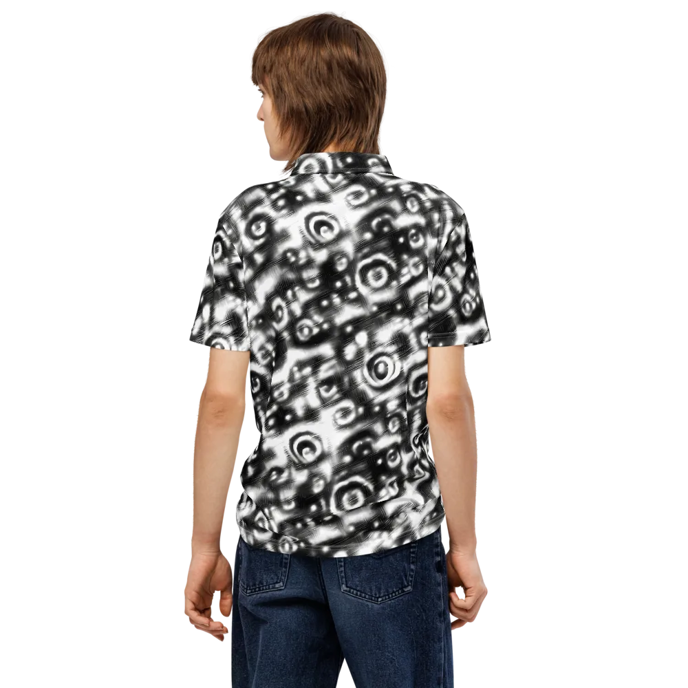 Bernhard Swirl on Men's Slim Fit Polo Shirt — Back