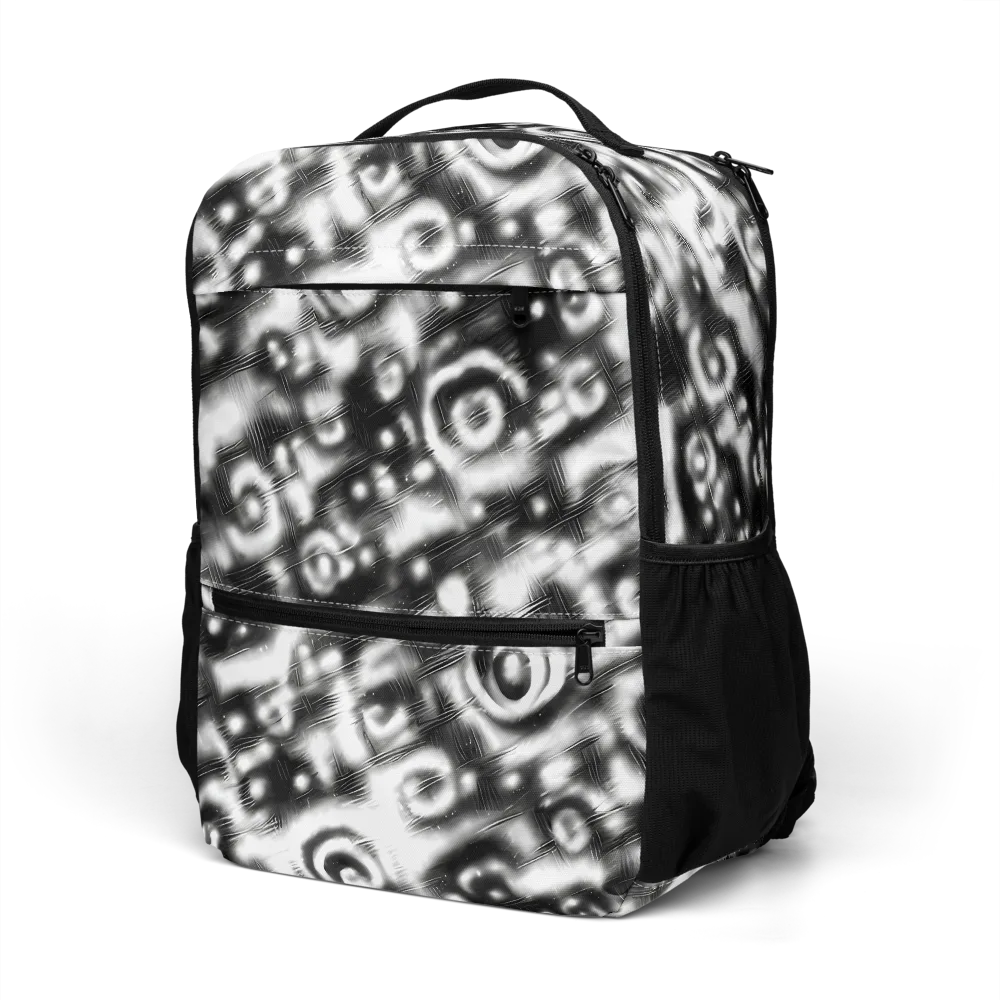 Bernhard Swirl on Utility Backpack — Left Front