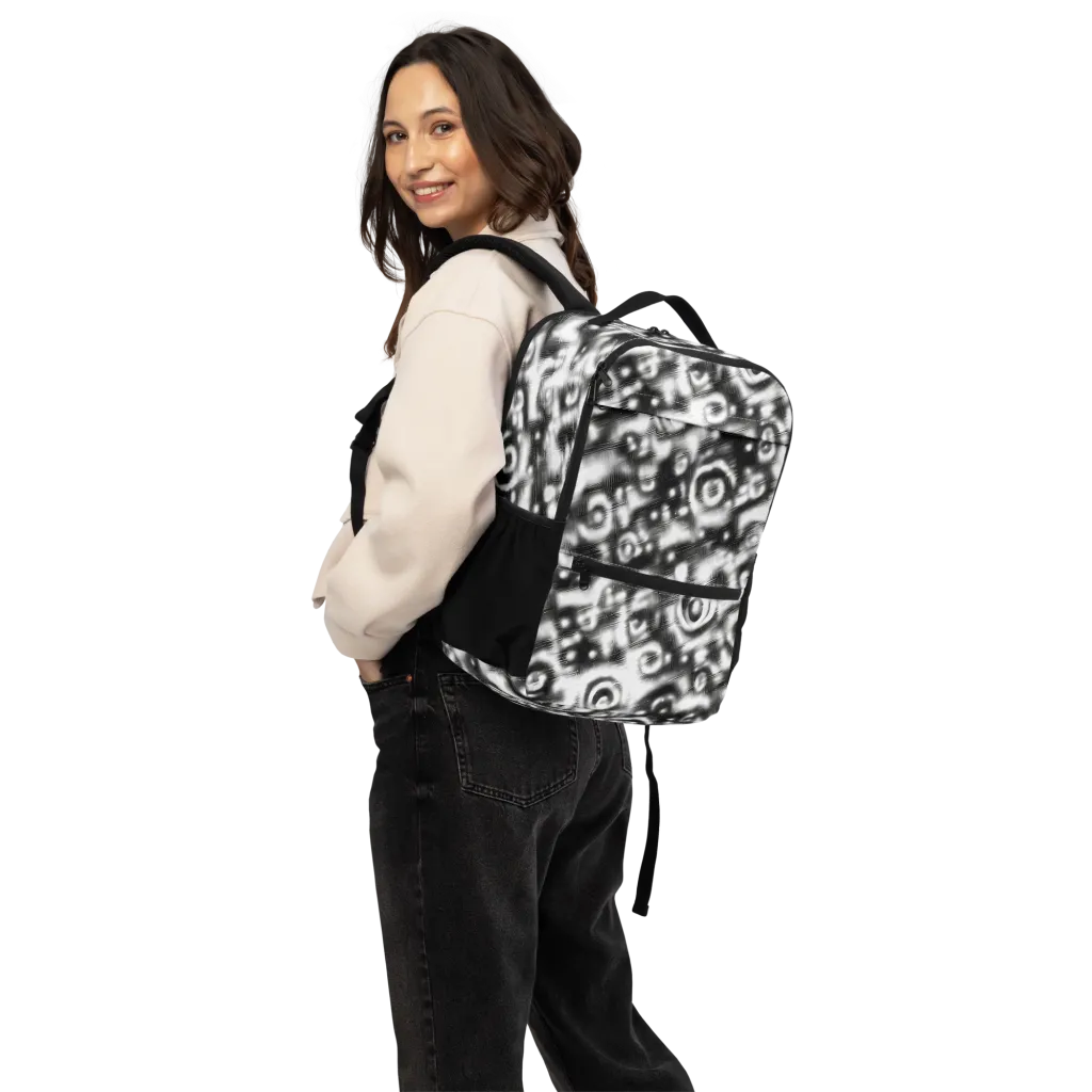 Bernhard Swirl on Utility Backpack — Back