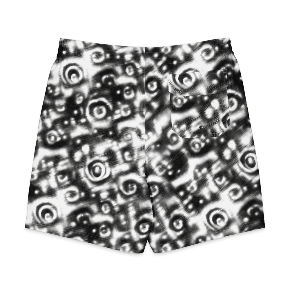 Bernhard Swirl on Men's Board Shorts — Back