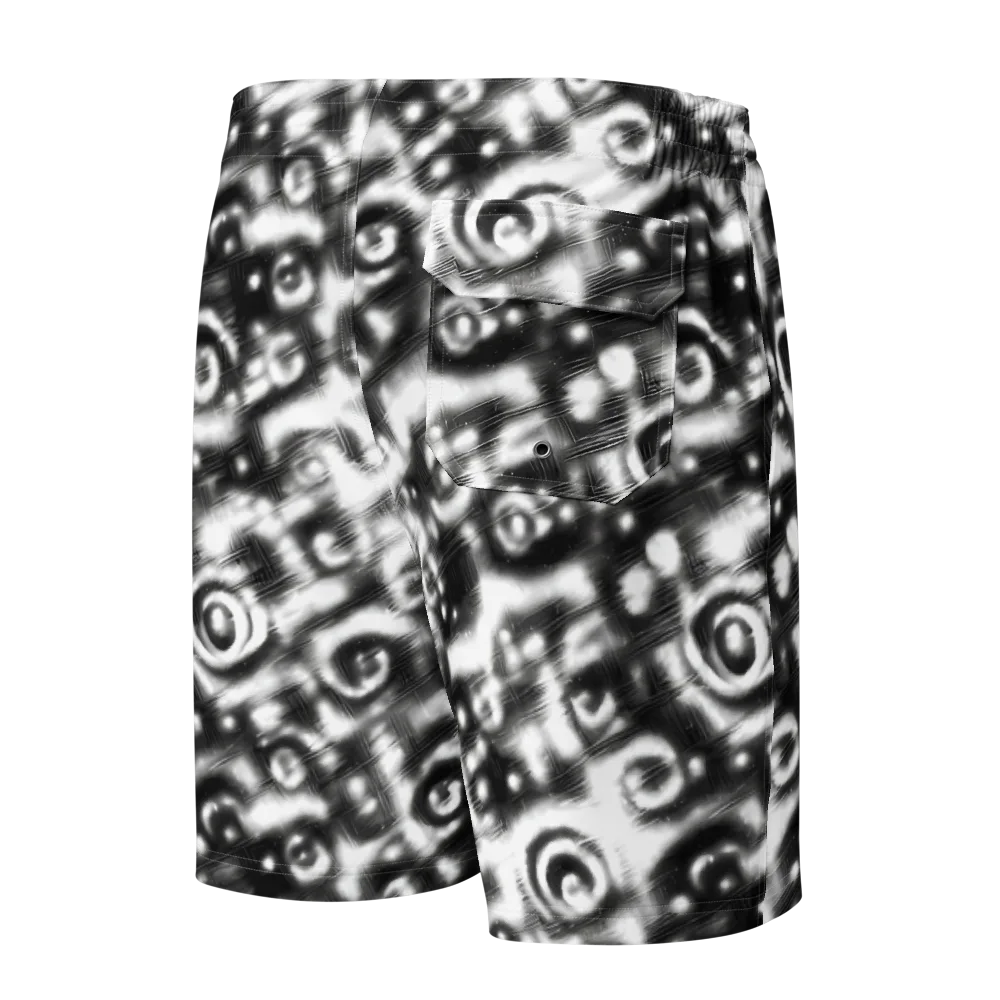 Bernhard Swirl on Men's Board Shorts — Back