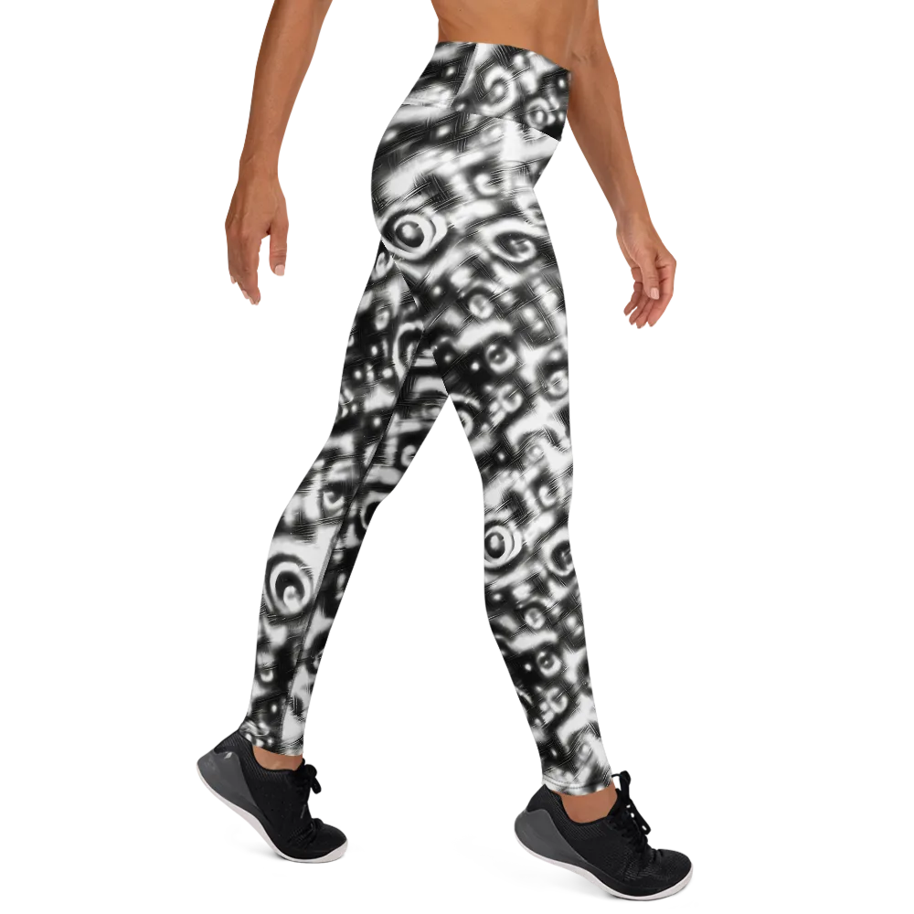 Bernhard Swirl on Yoga Leggings — Right