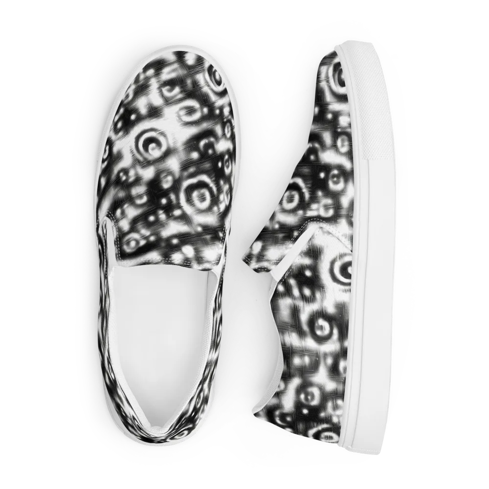 Bernhard Swirl on Men's Slip-On Canvas Shoes — Front
