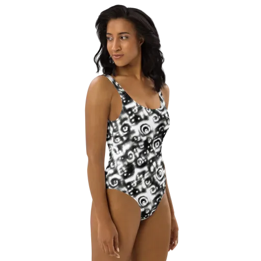 Bernhard Swirl on a One-Piece Swimsuit