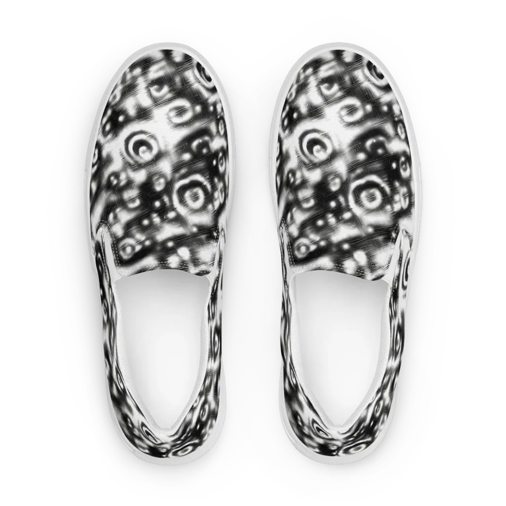 Bernhard Swirl on Women's Slip-On Canvas Shoes — Front