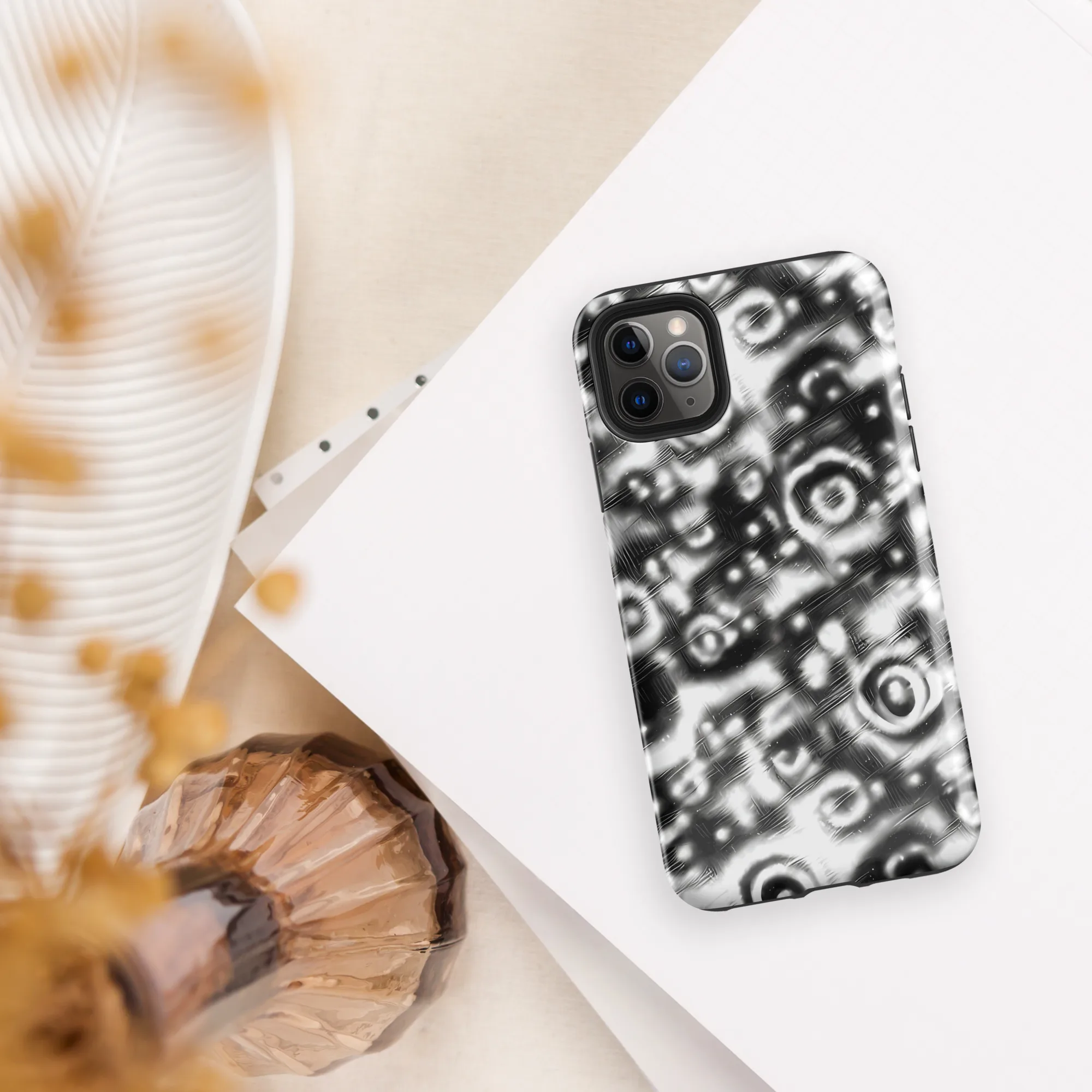 Bernhard Swirl on Tough Case for iPhone® — Front