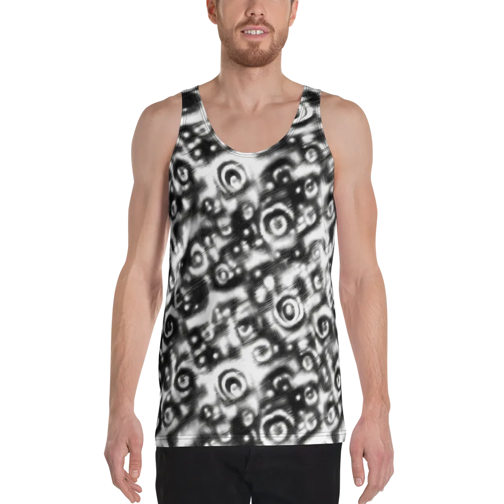 Bernhard Swirl on Men's Tank Top — Front