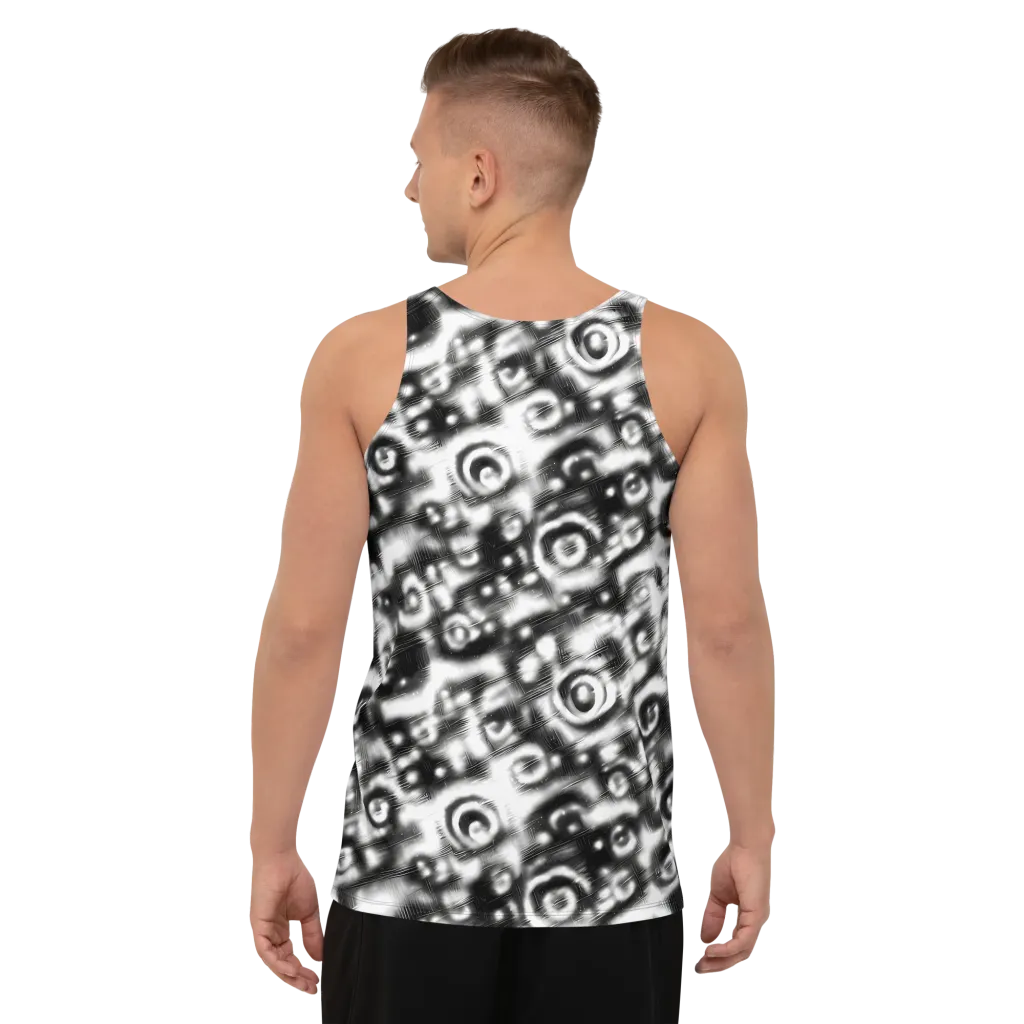 Bernhard Swirl on Men's Tank Top — Back