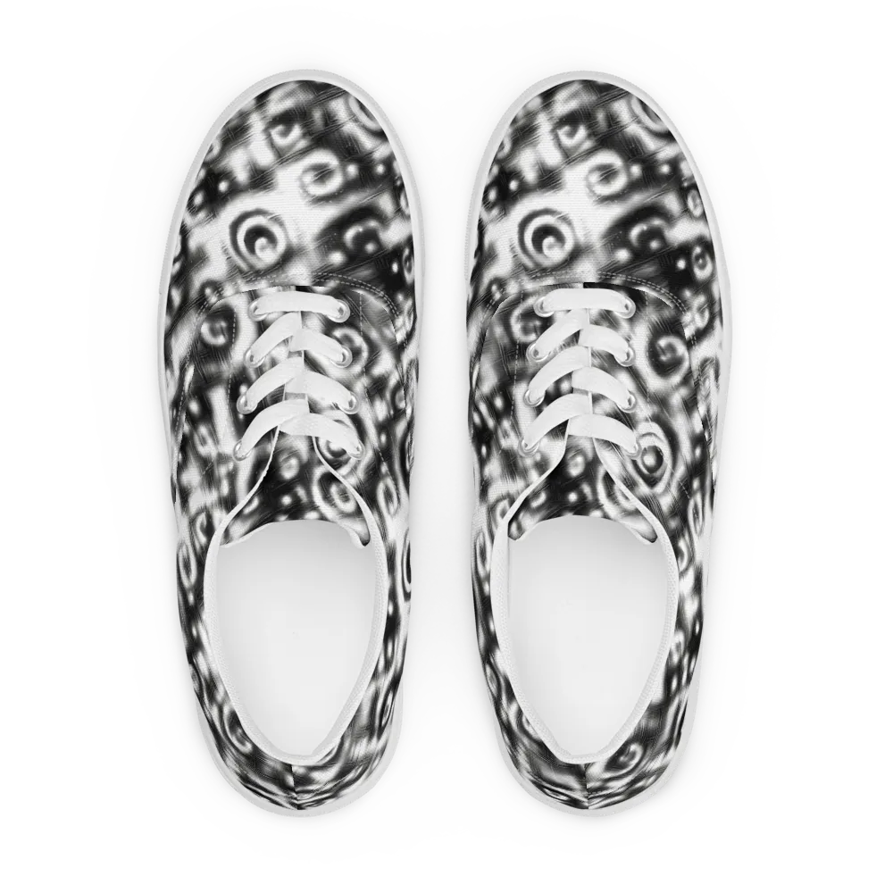 Bernhard Swirl on Men's Lace-Up Canvas Shoes — Front
