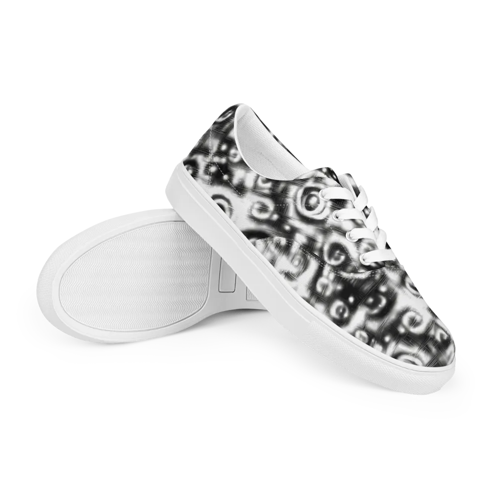 Bernhard Swirl on Men's Lace-Up Canvas Shoes — Right Front