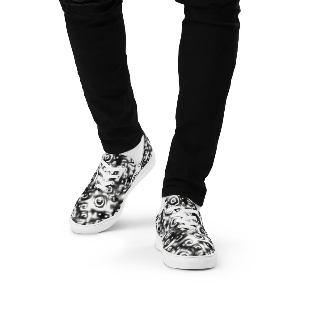 Bernhard Swirl on Men's Lace-Up Canvas Shoes — Front
