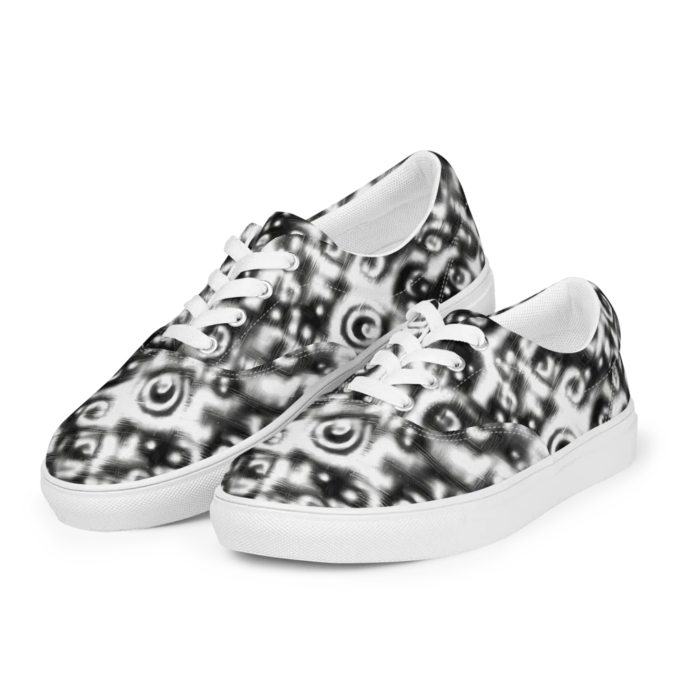 Bernhard Swirl on Men's Lace-Up Canvas Shoes — Left Front