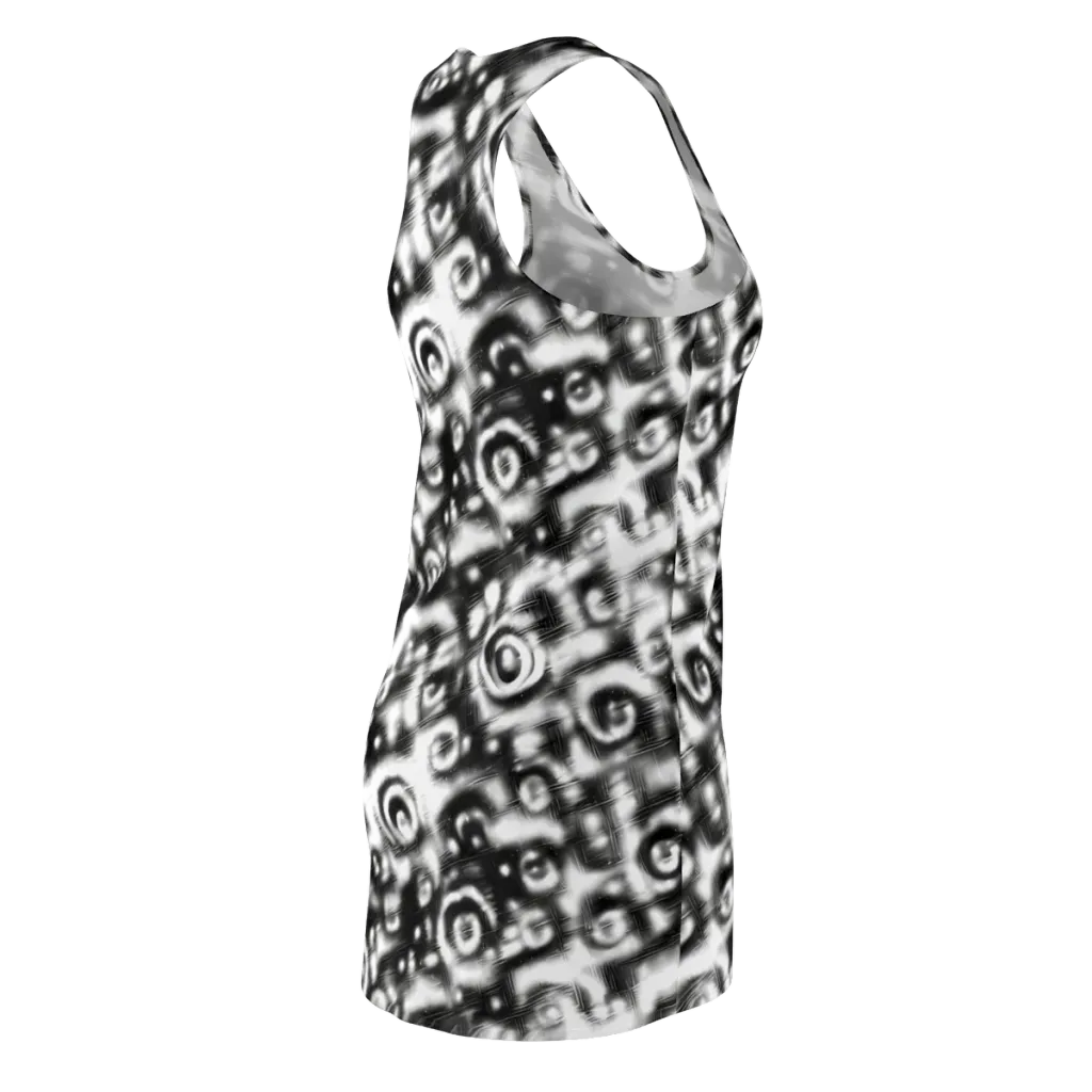 Bernhard Swirl on Racerback Dress — Back Side