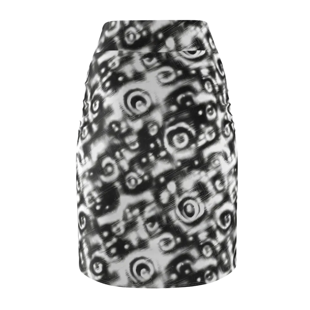Bernhard Swirl on Pencil Skirt — Back