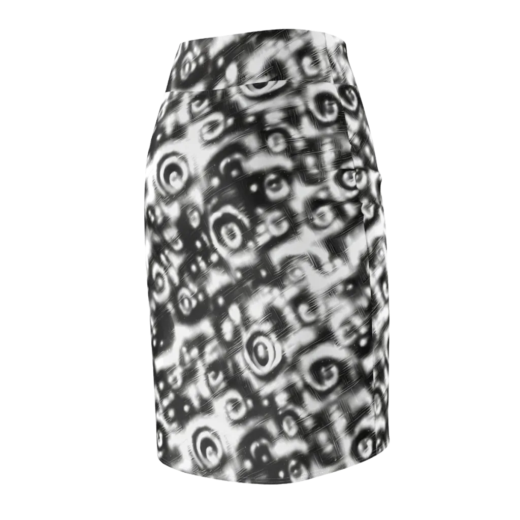 Bernhard Swirl on Pencil Skirt — Back Side