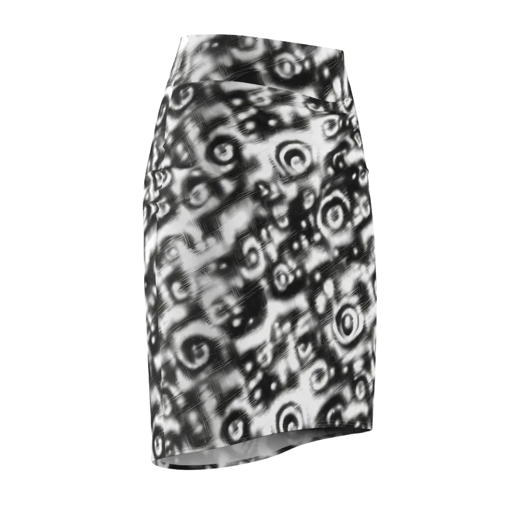 Bernhard Swirl on Pencil Skirt — Front Side