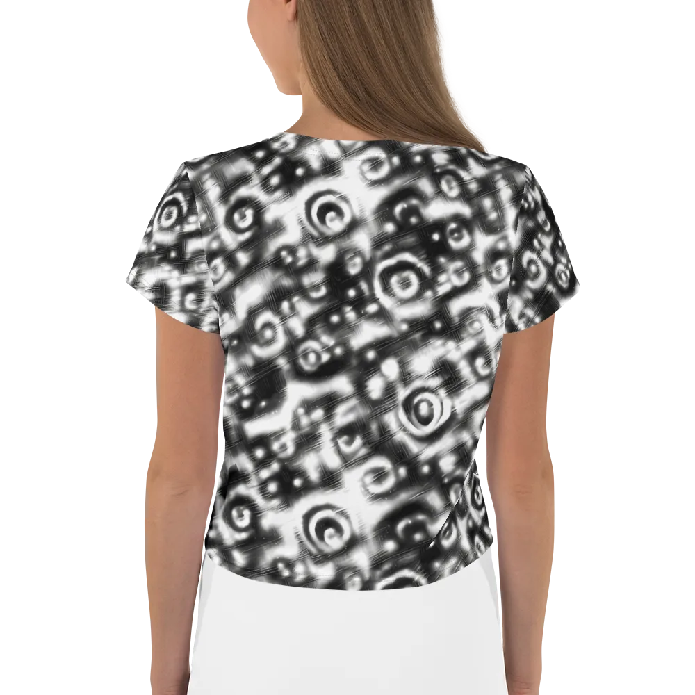 Bernhard Swirl on Crop Tee — Back