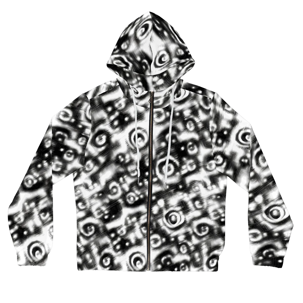Bernhard Swirl on Women's Full-Zip Hoodie — Front