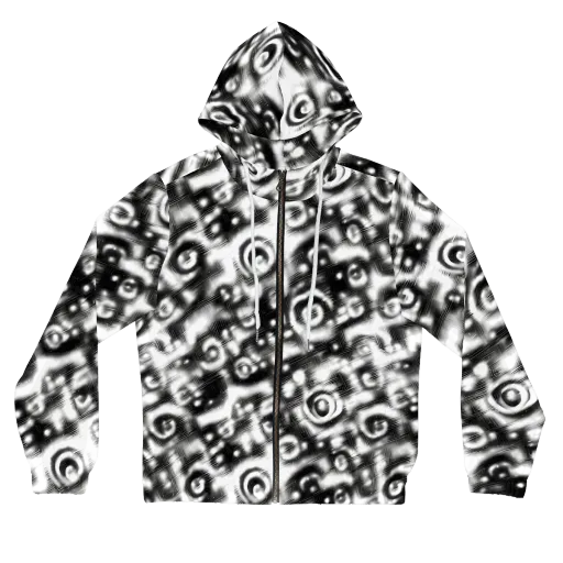 Bernhard Swirl on a Women's Full-Zip Hoodie