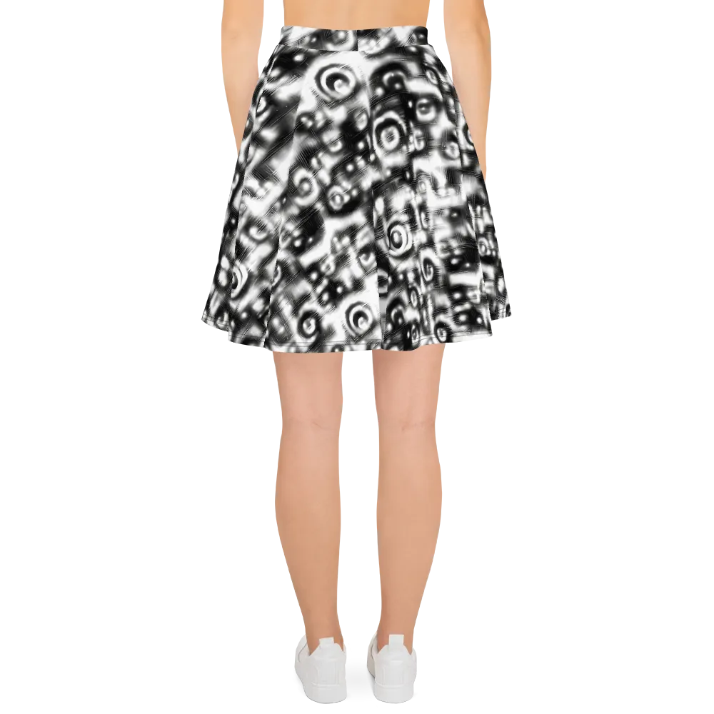 Bernhard Swirl on Skater Skirt — Back