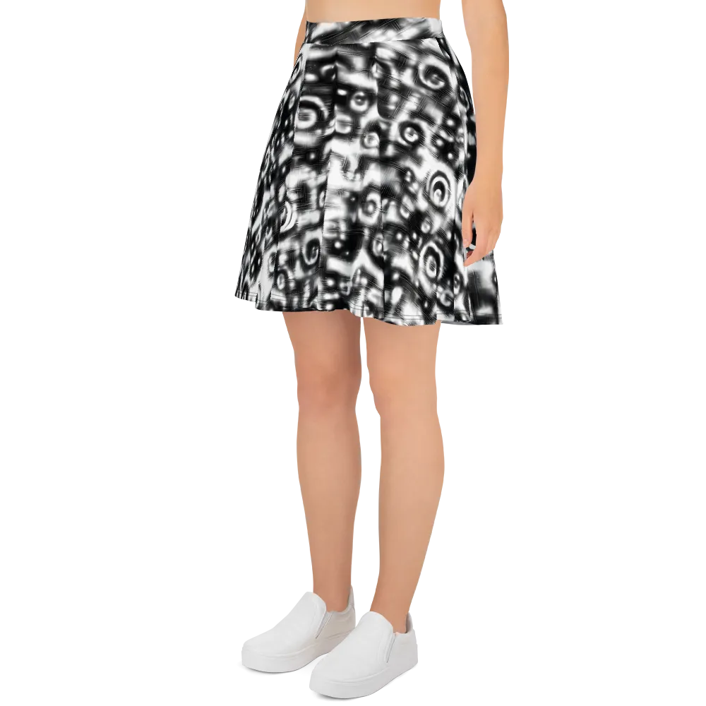 Bernhard Swirl on Skater Skirt — Left