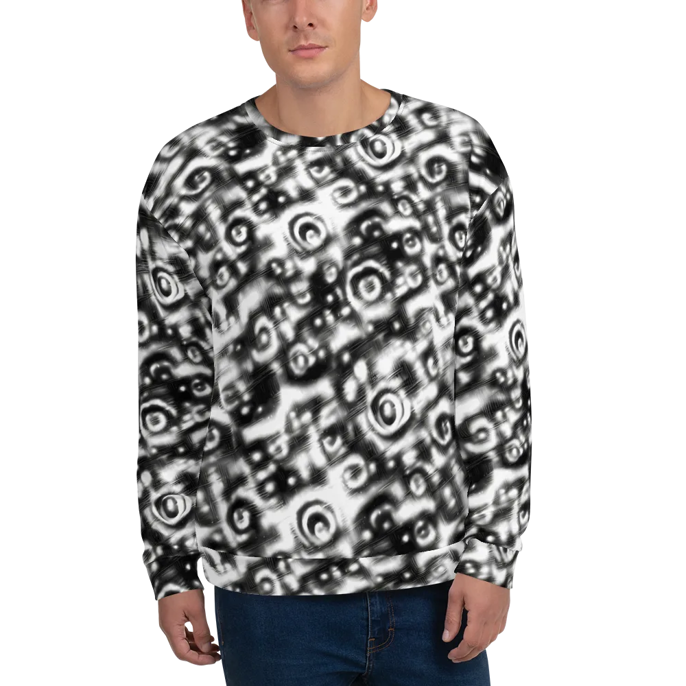 Bernhard Swirl on Sweatshirt — Front