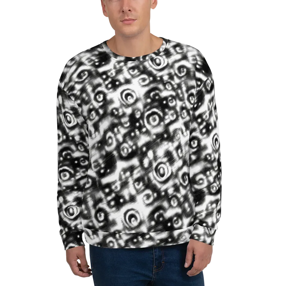Bernhard Swirl on Sweatshirt — Front