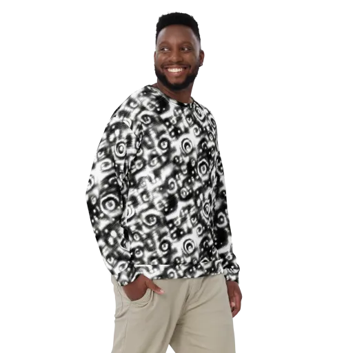 Bernhard Swirl on a Sweatshirt
