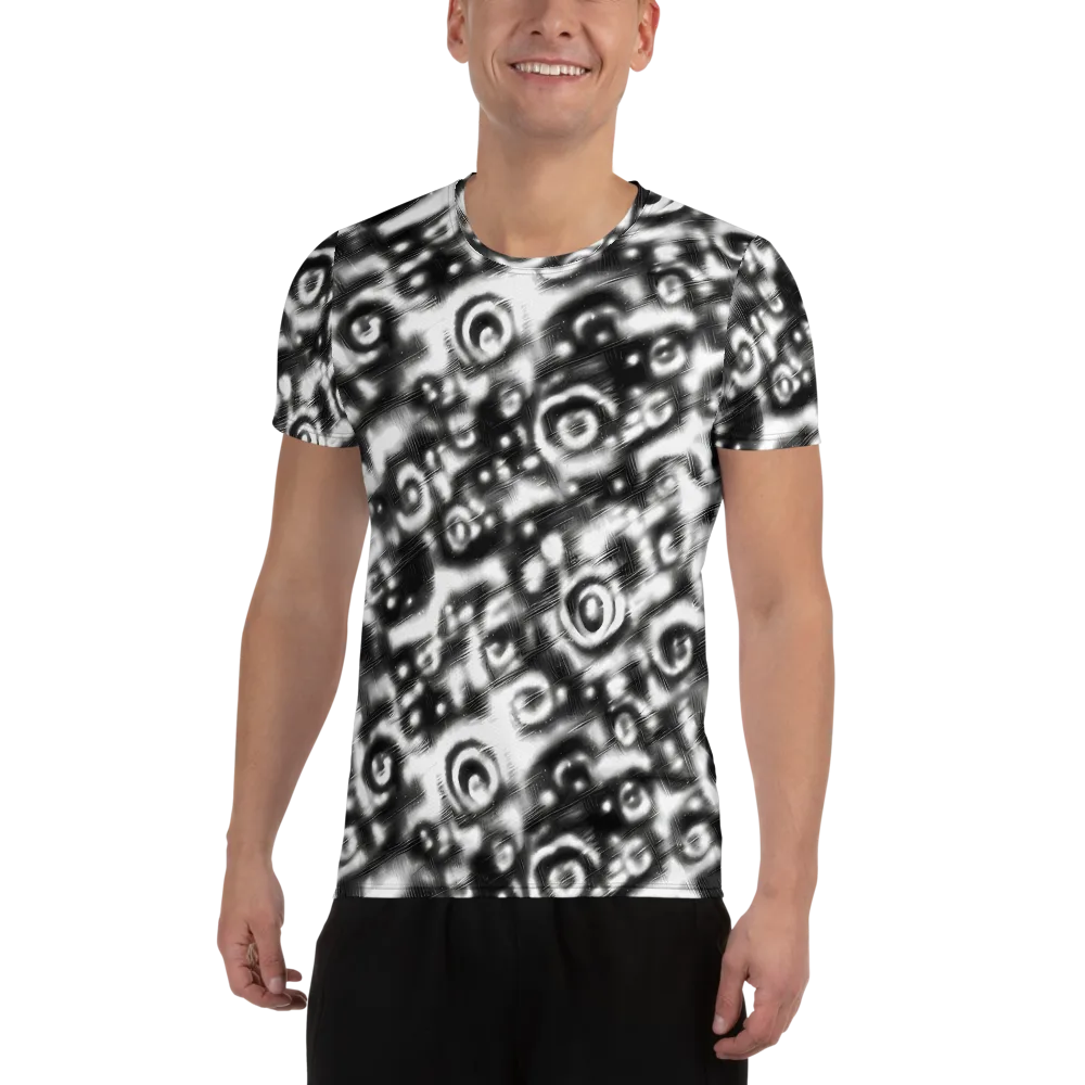 Bernhard Swirl on Men's Athletic T-Shirt — Front