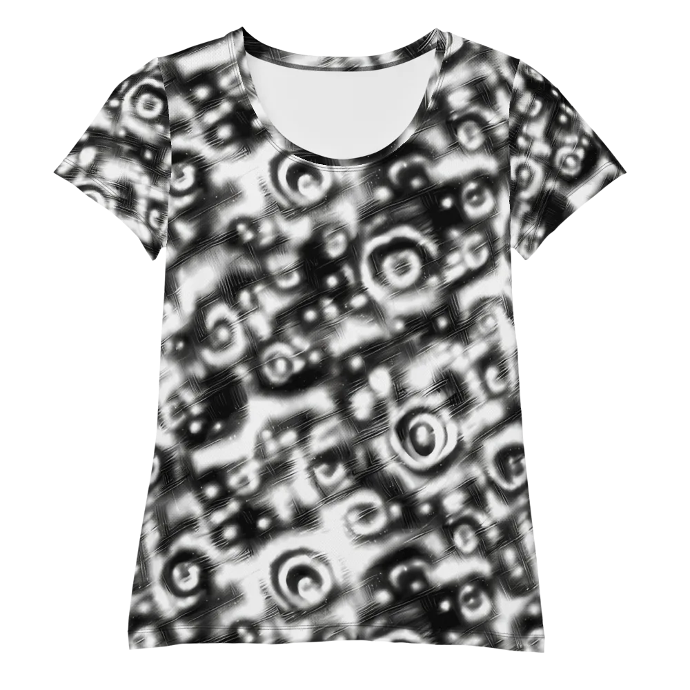 Bernhard Swirl on Women's Athletic T-Shirt — Front