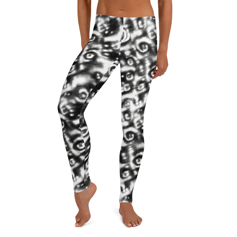 Bernhard Swirl on Leggings — Front