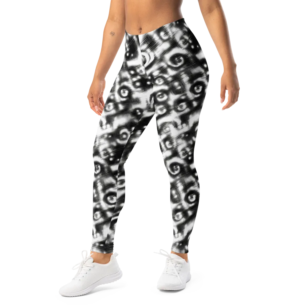 Bernhard Swirl on Leggings — Left Front