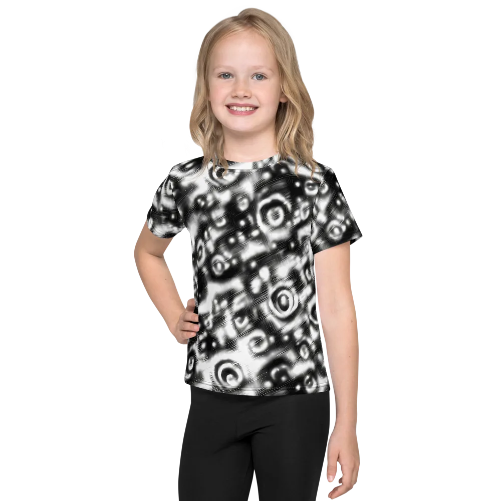 Bernhard Swirl on Kids Crew Neck T-Shirt — Front