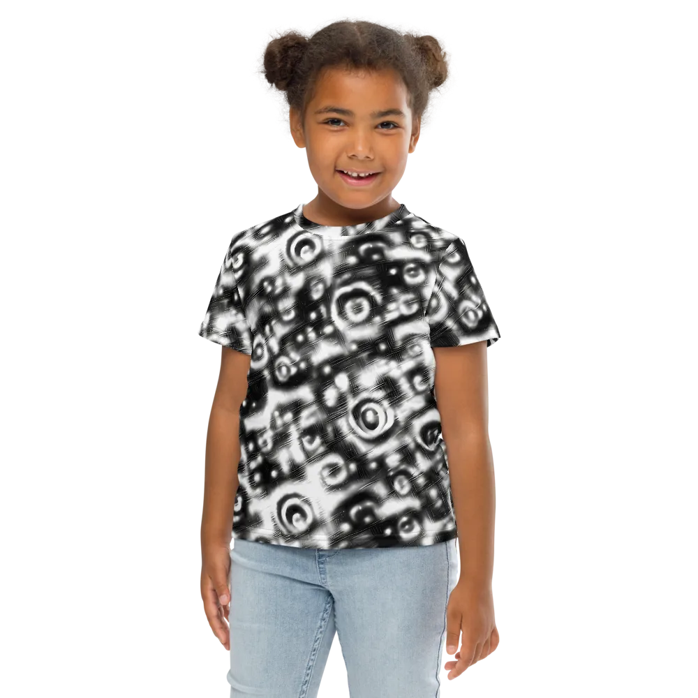 Bernhard Swirl on Kids Crew Neck T-Shirt — Front