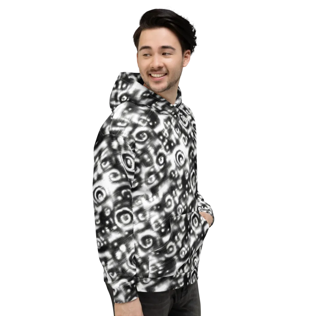 Bernhard Swirl on Hoodie — Right