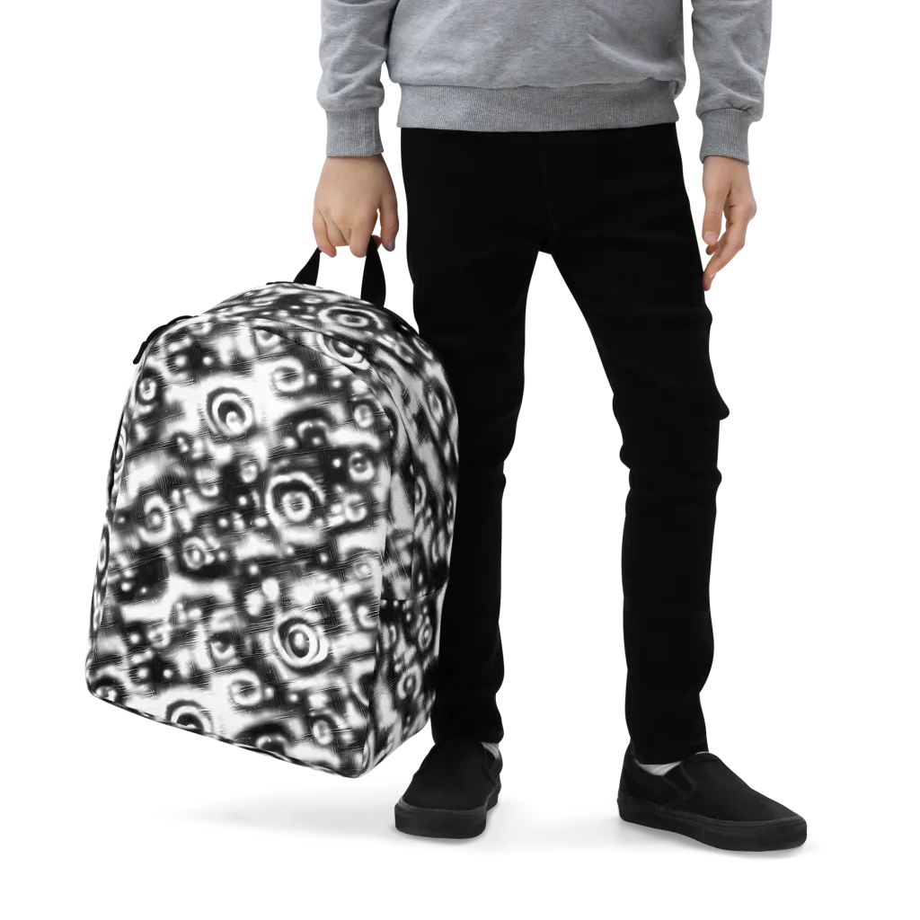 Bernhard Swirl on Minimalist Backpack — Zoomed-in