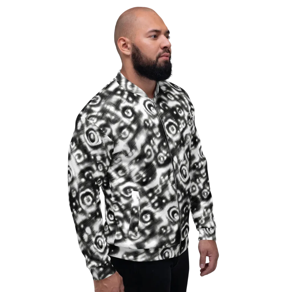 Bernhard Swirl on Bomber Jacket — Right