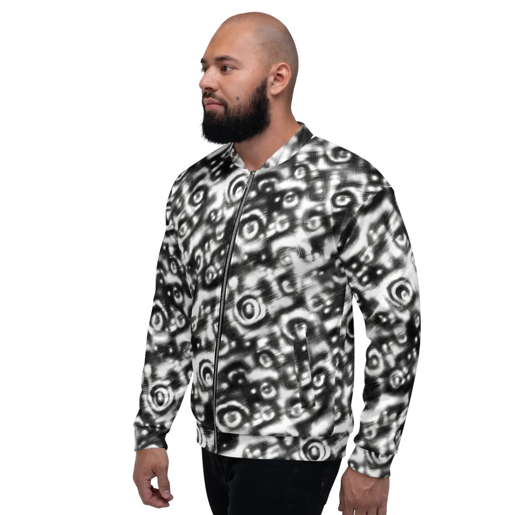 Bernhard Swirl on Bomber Jacket — Left