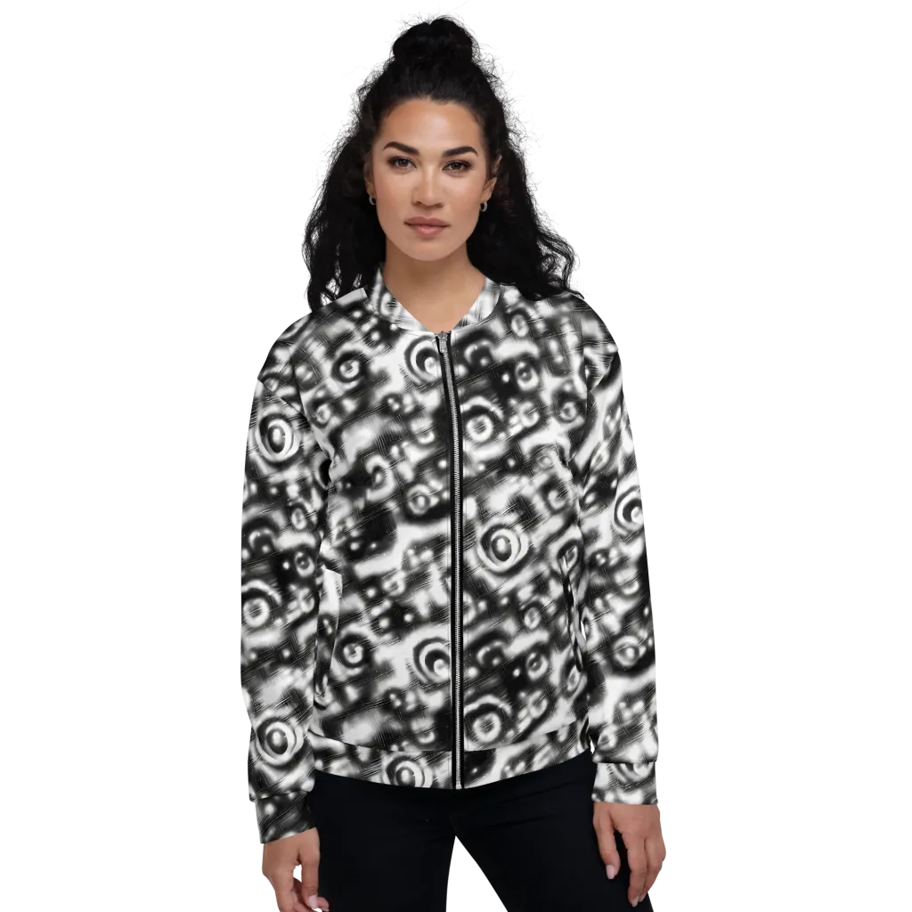 Bernhard Swirl on Bomber Jacket — Front