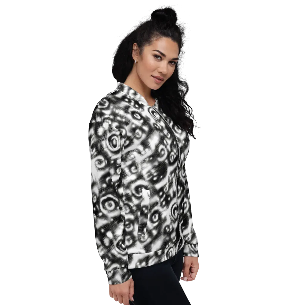 Bernhard Swirl on Bomber Jacket — Right