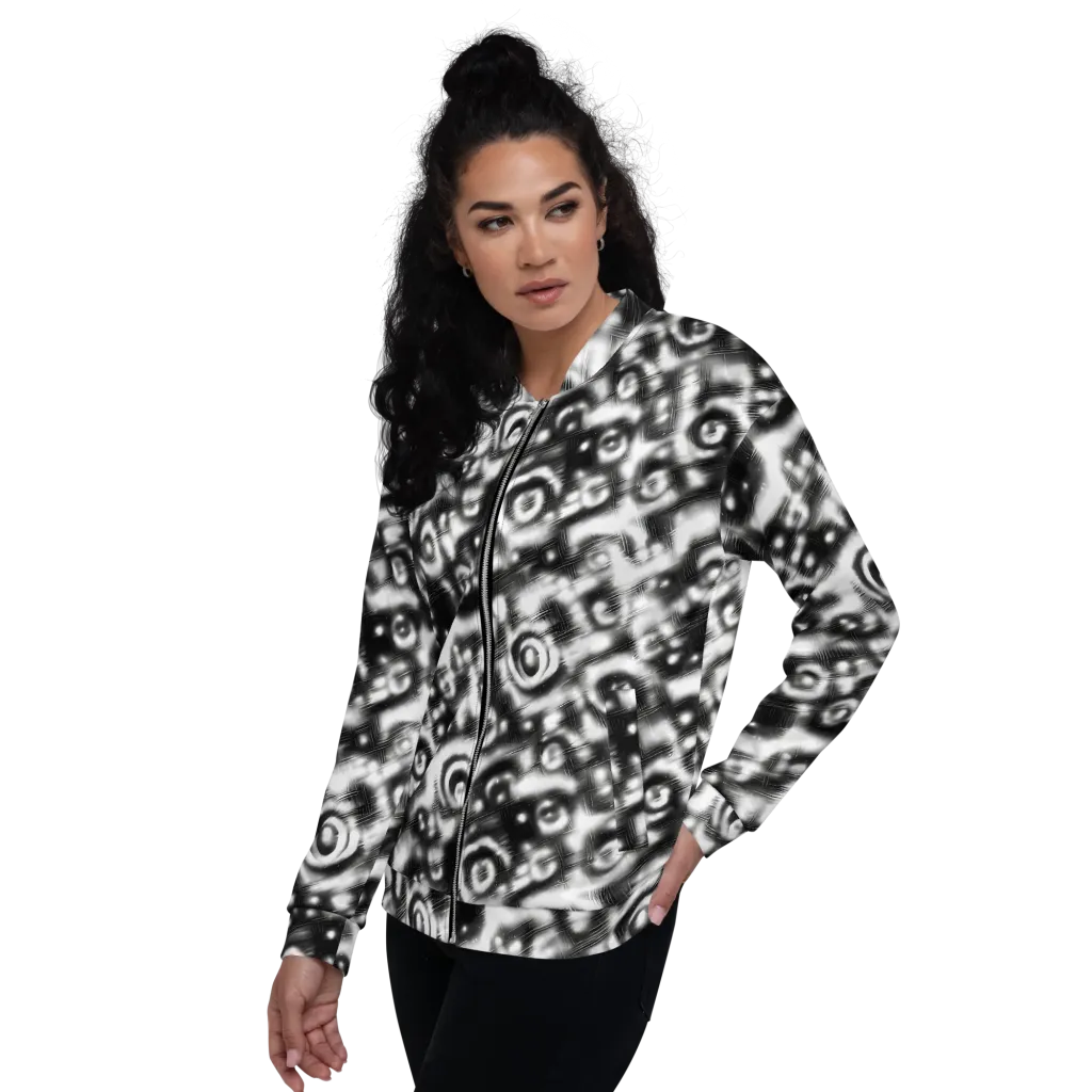 Bernhard Swirl on Bomber Jacket — Left
