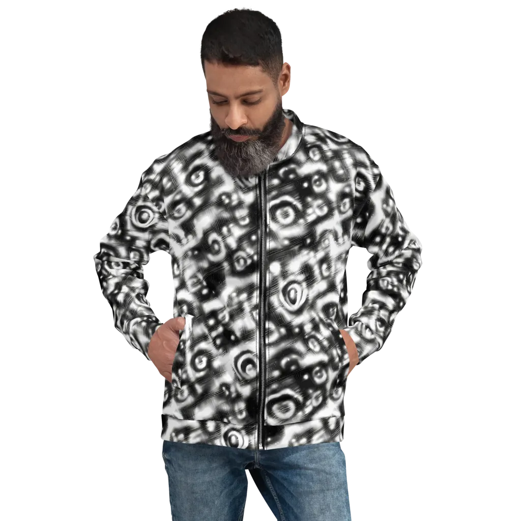 Bernhard Swirl on Bomber Jacket — Front